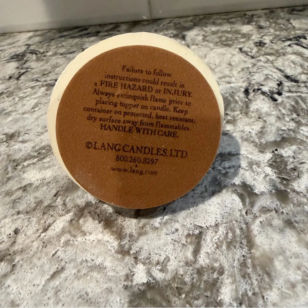 Lang Candle Topper Santa’s Coat of Colors Holiday Christmas‎
